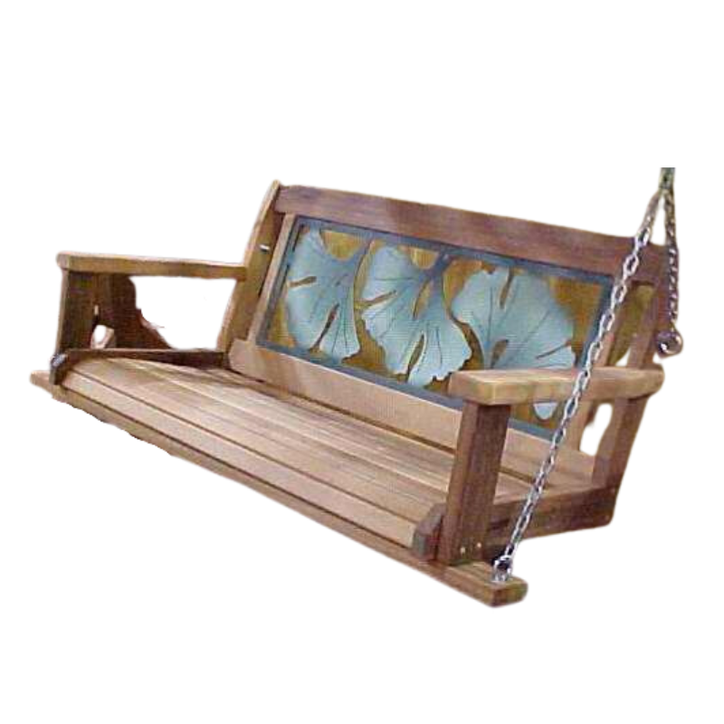 Gingko Leaf Porch Swing - Easy Breezy Porch Swings