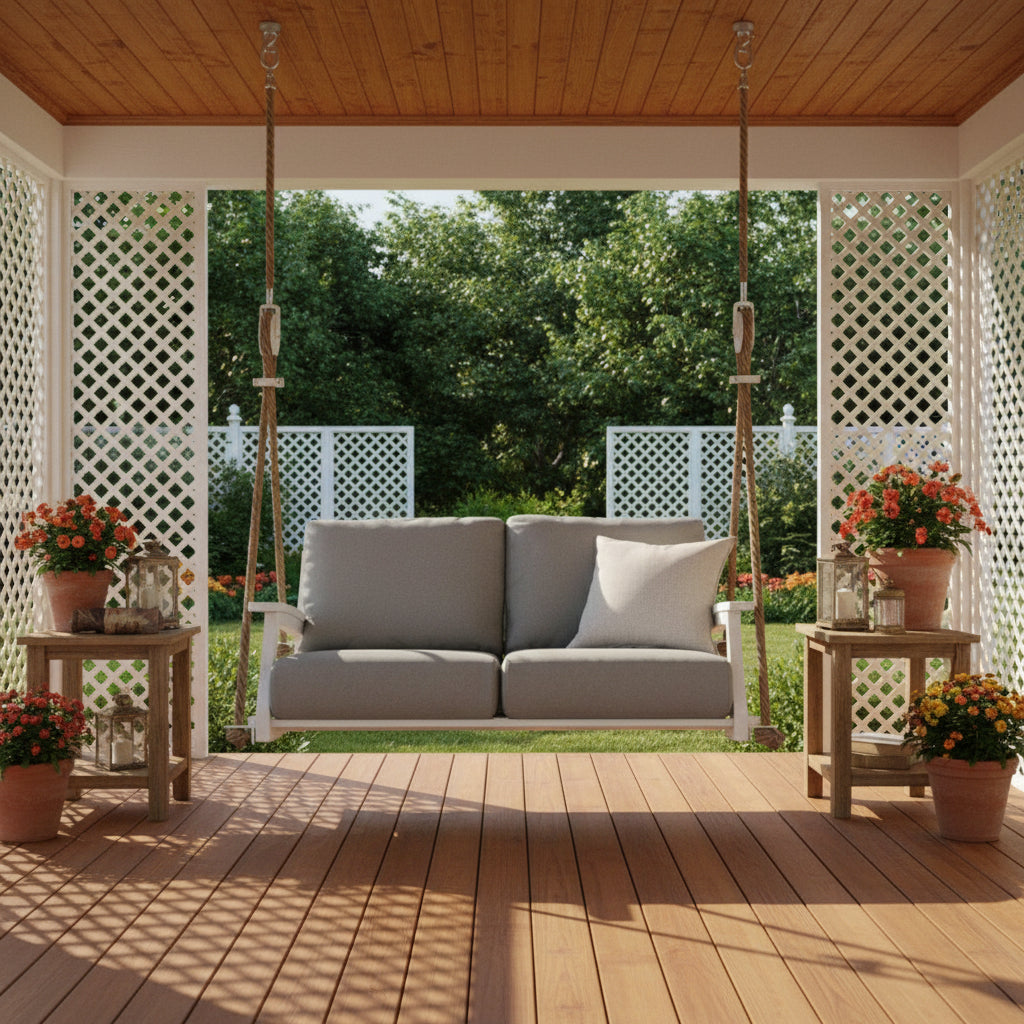 45-ClassicTerrace-LoveseatSwing-Poly-Loveseat_Porch_Swings_Cozy_Seating_for_Two_on_Your_Porch
