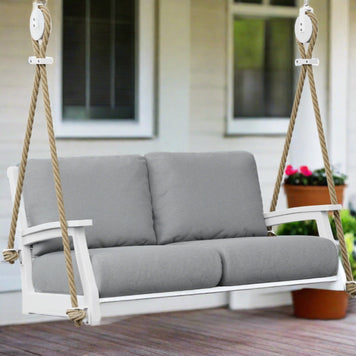 Classic Terrace Loveseat Swing - Easy Breezy Porch Swings