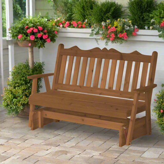 Royal English Red Cedar Porch Glider by A&L Furniture Co.