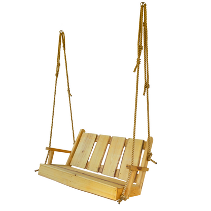 Timberland  Swing with Rope - Easy Breezy Porch Swings