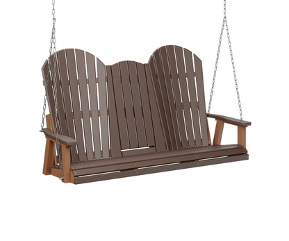 Comfo-Back Three Seat Swing with Console - Easy Breezy Porch Swings