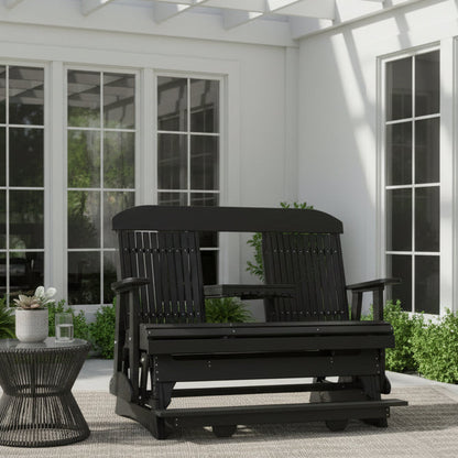 5-Foot Classic Balcony Glider by LuxCraft - Easy Breezy Porch Swings