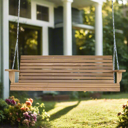 Cypress Roll Swing - Easy Breezy Porch Swings