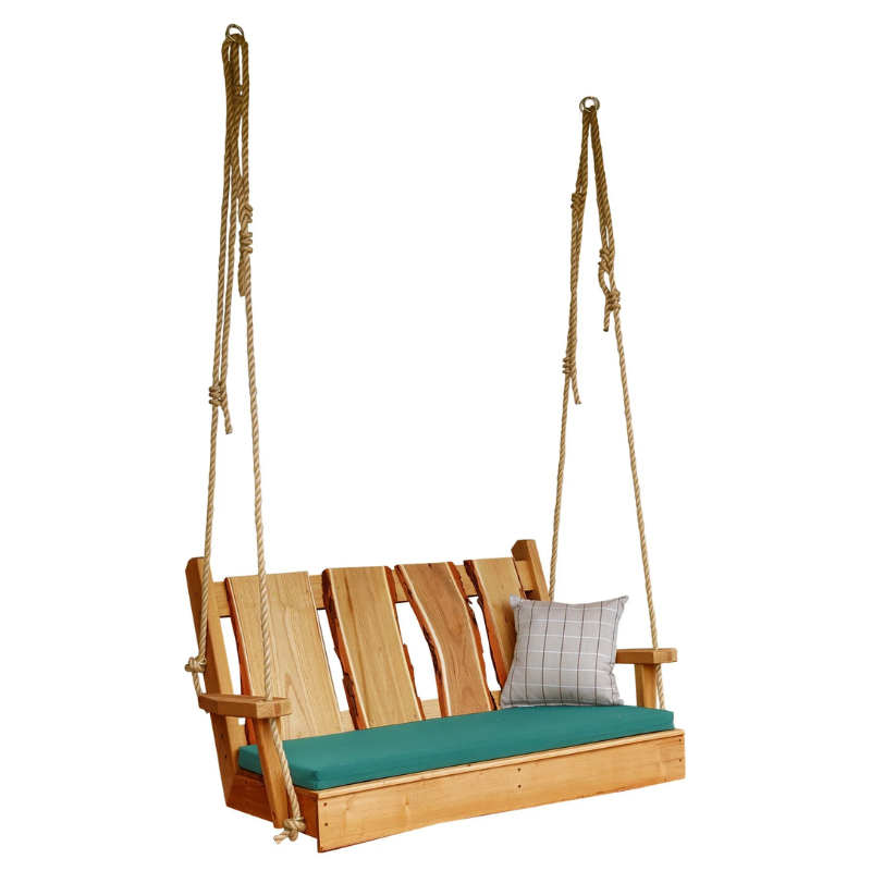 Timberland  Swing with Rope - Easy Breezy Porch Swings