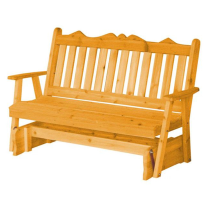 Royal English Red Cedar Porch Glider - Easy Breezy Porch Swings