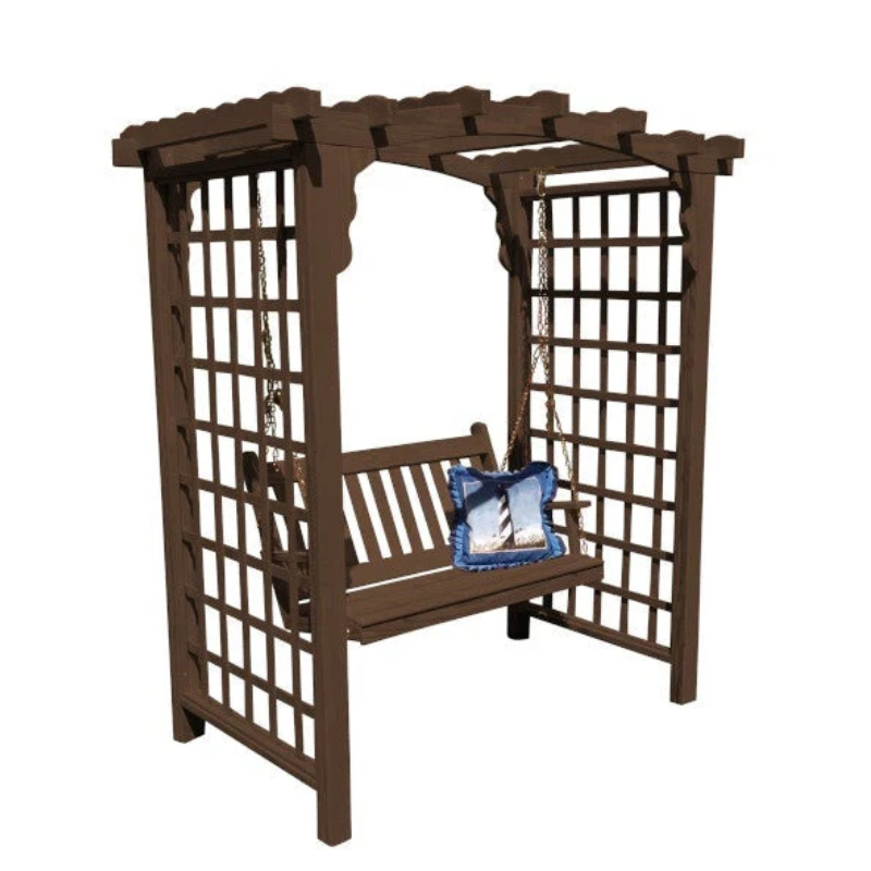 Cambridge Arbor & Swing - Easy Breezy Porch Swings