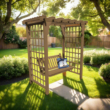 Lexington Arbor & Swing - Easy Breezy Porch Swings