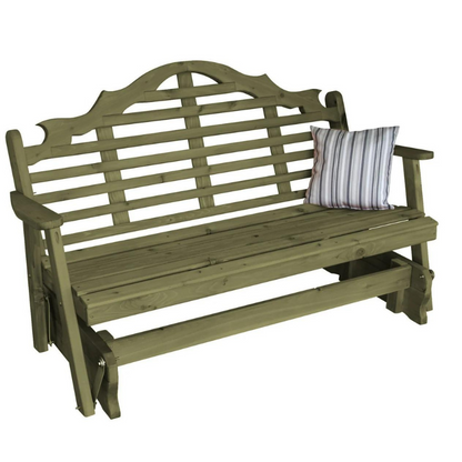 Cedar Marlboro Glider - Easy Breezy Porch Swings