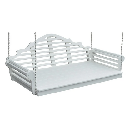 75" Poly Marlboro Swing Bed white