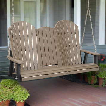 Comfo-Back Three Seat Swing with Console - Easy Breezy Porch Swings