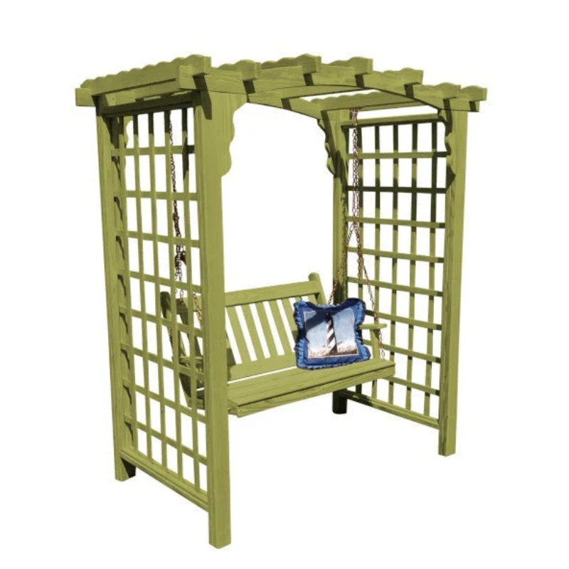 Cambridge Arbor & Swing - Easy Breezy Porch Swings