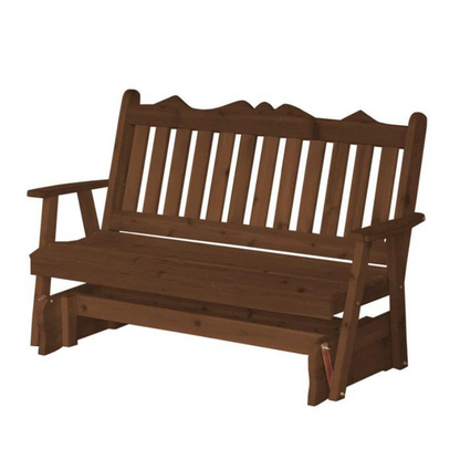 Royal English Red Cedar Porch Glider - Easy Breezy Porch Swings