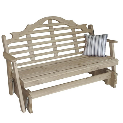 Cedar Marlboro Glider - Easy Breezy Porch Swings