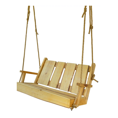 Timberland  Swing with Rope - Easy Breezy Porch Swings