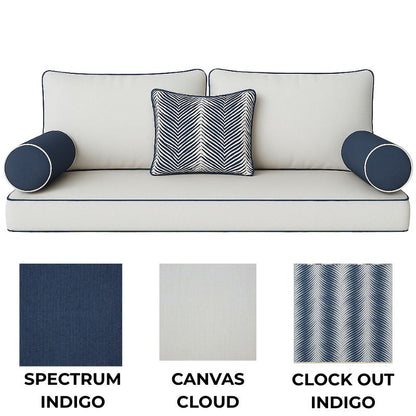 Cloud Cover Sunbrella Swing Bed Cushion Set - Easy Breezy Porch Swings