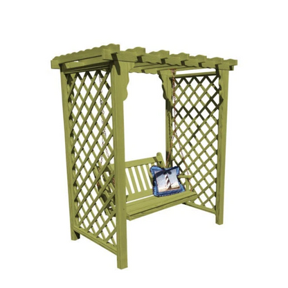 Covington Arbor & Swing - Easy Breezy Porch Swings