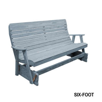 Highback Pressure Treated Porch Glider - Easy Breezy Porch Swings