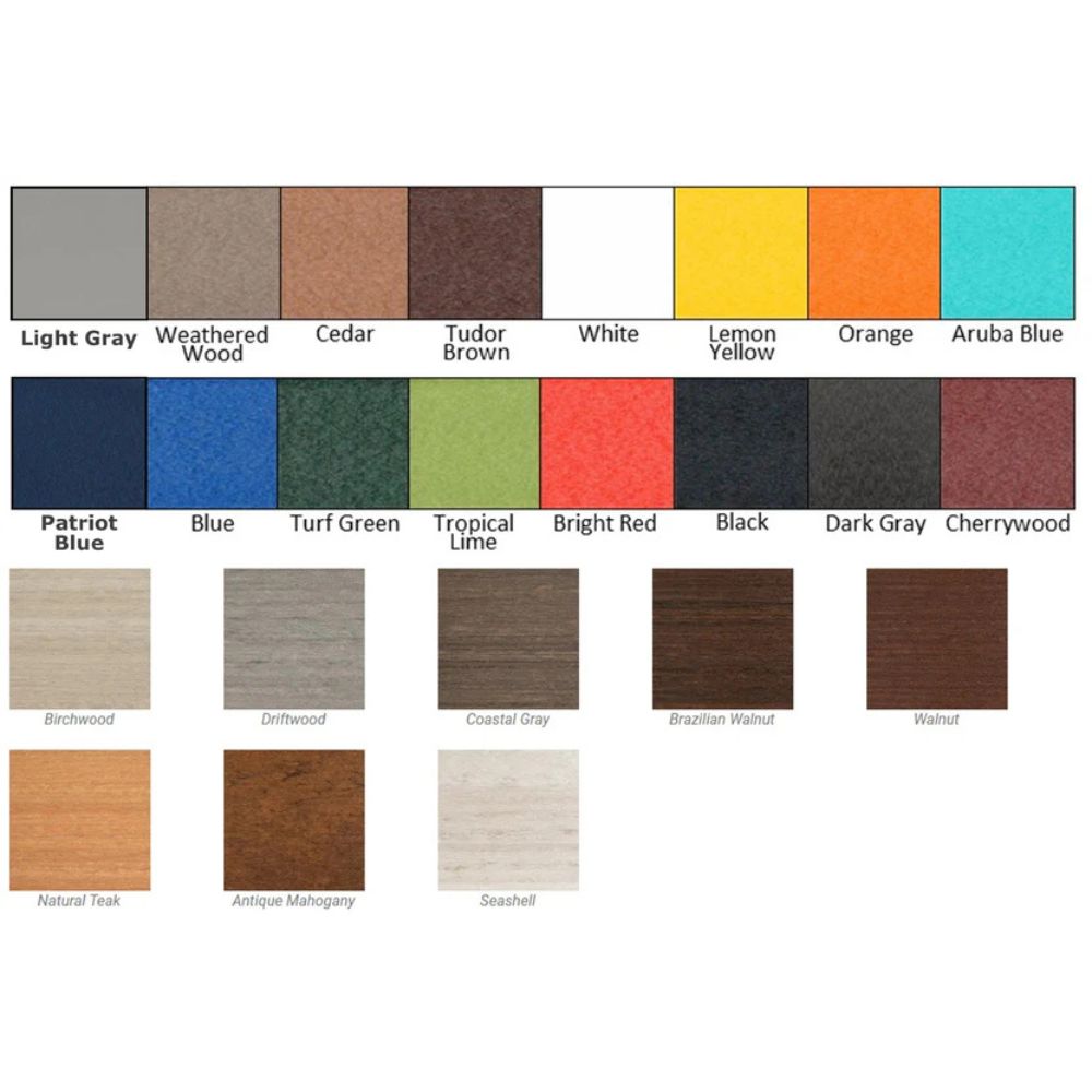 Poly Folding/Reclining Adirondack Chair by Heritage Porchcraft - Easy Breezy Porch Swings