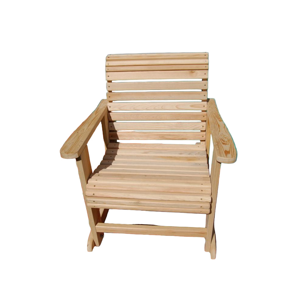 Bayou Beauty 2-Foot Cypress Bench Rocker - Easy Breezy Porch Swings