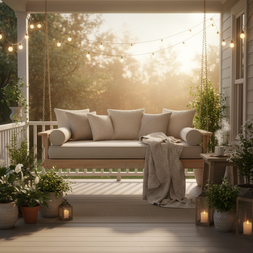 Bayou Beauty Cypress Swing Bed