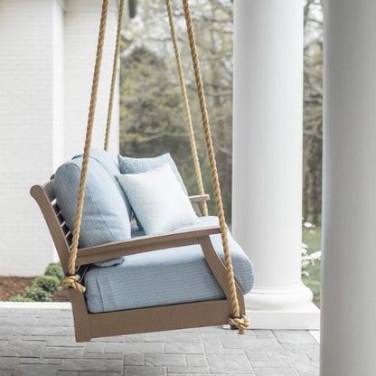 Berlin Gardens Classic Terrace Loveseat Swing - Easy Breezy Porch Swings