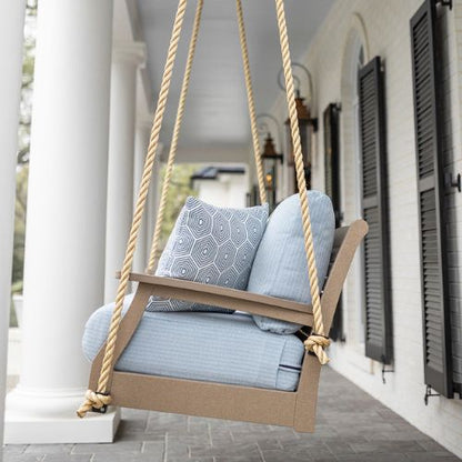 Berlin Gardens Classic Terrace Loveseat Swing - Easy Breezy Porch Swings