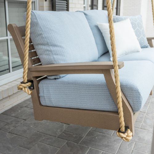 Berlin Gardens Classic Terrace Loveseat Swing - Easy Breezy Porch Swings