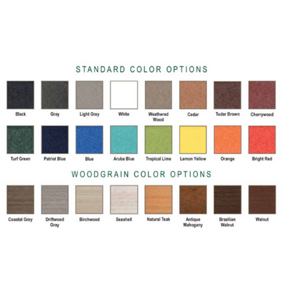 Poly Marlboro Swing Bed - Easy Breezy Porch Swings