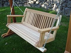 Cabbage Hill Red Cedar Porch Swing
