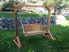 Cabbage Hill Red Cedar Porch Swing