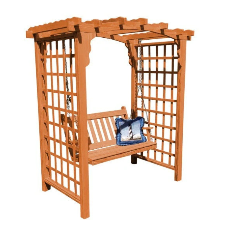 Cambridge Arbor & Swing Cedar Stain