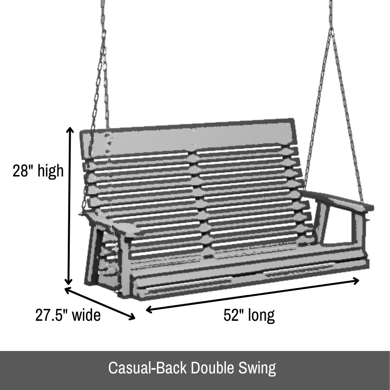 Casual-Back Double Swing by Berlin Gardens