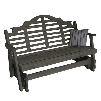 Cedar Marlboro Glider - Charcoal Stain