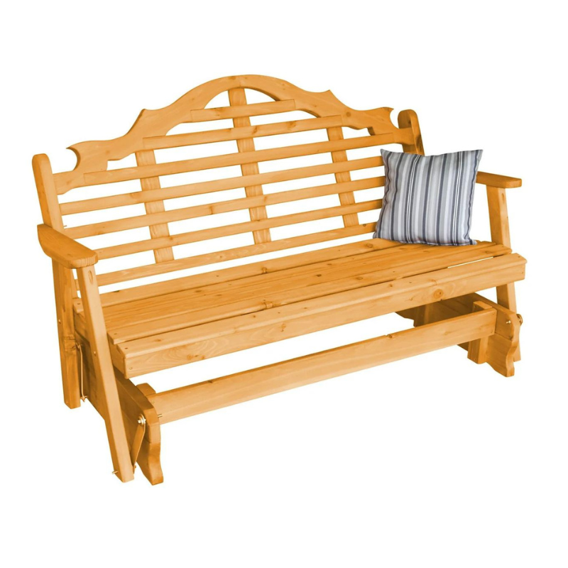 Cedar Marlboro Glider - Natural Stain