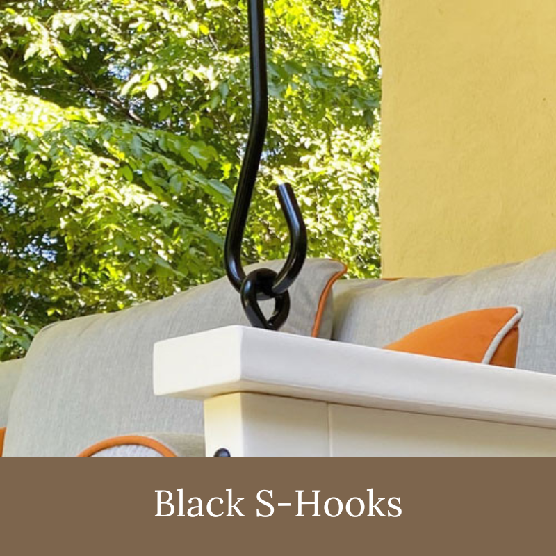 Charlotte Swing Black S-Hooks