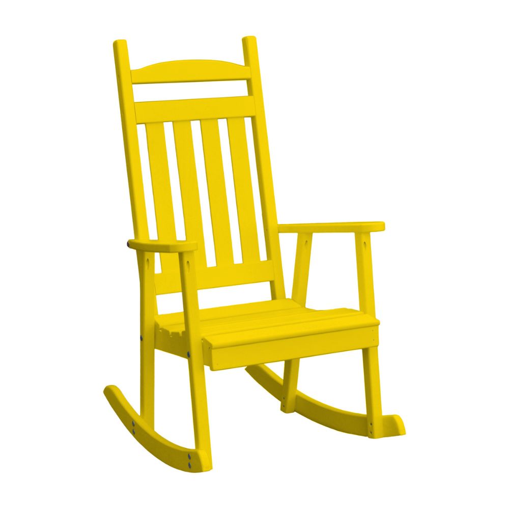 ClassicPinePorchRockerCanaryYellowPaint