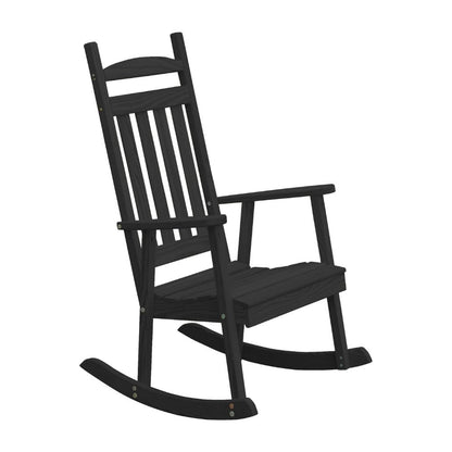 ClassicPinePorchRockerCharcoalStain