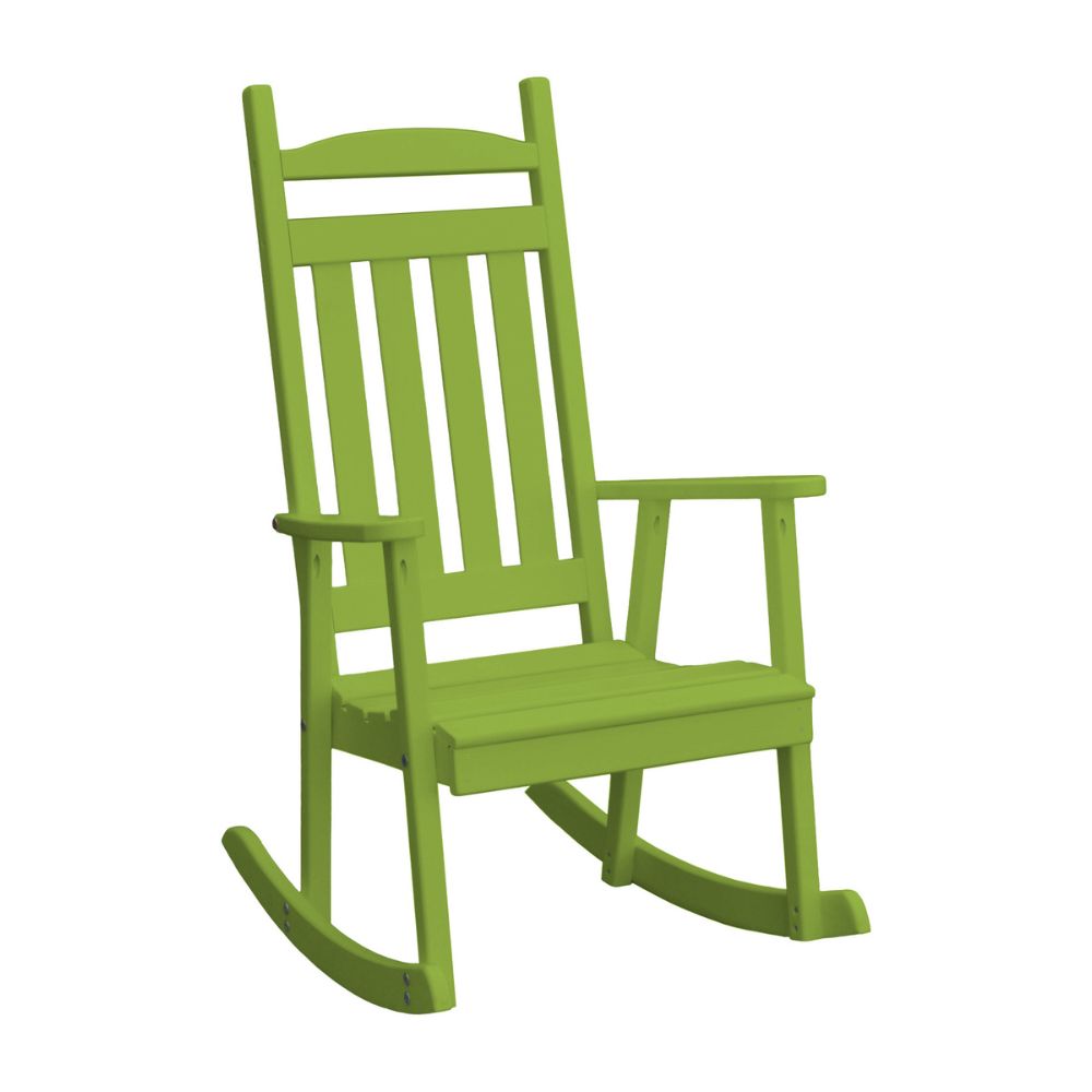 ClassicPinePorchRockerLimeGreen