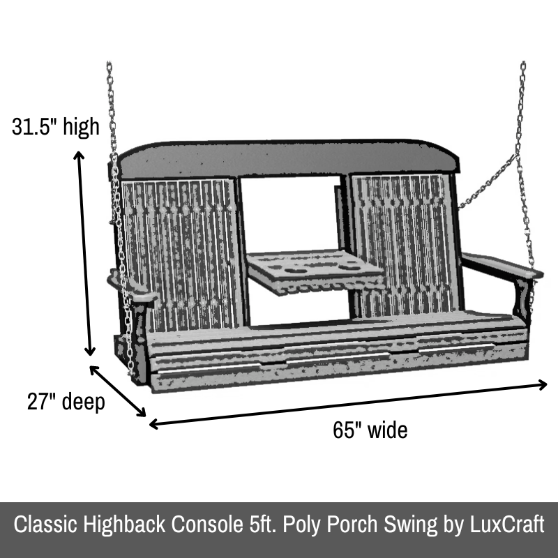 5-Foot Classic Swing by LuxCraft