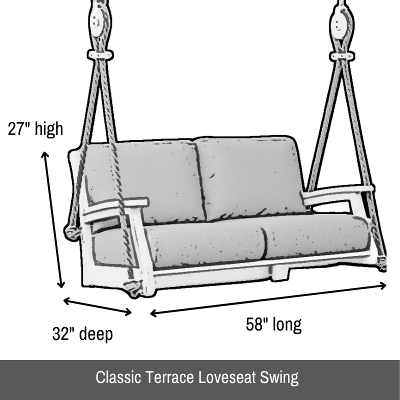 Classic Terrace Loveseat Swing by Berlin Gardens