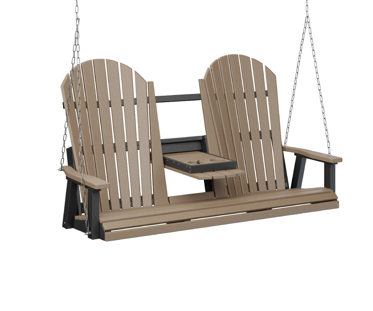 Comfo-Back Three Seat Swing with Console - Easy Breezy Porch Swings