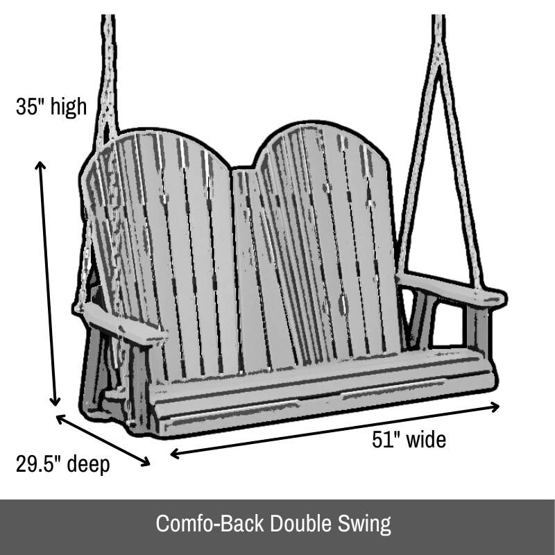 Comfo-Back Double Swing by Berlin Gardens