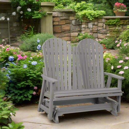 Comfo Back Double Glider - Drift Wood Gray