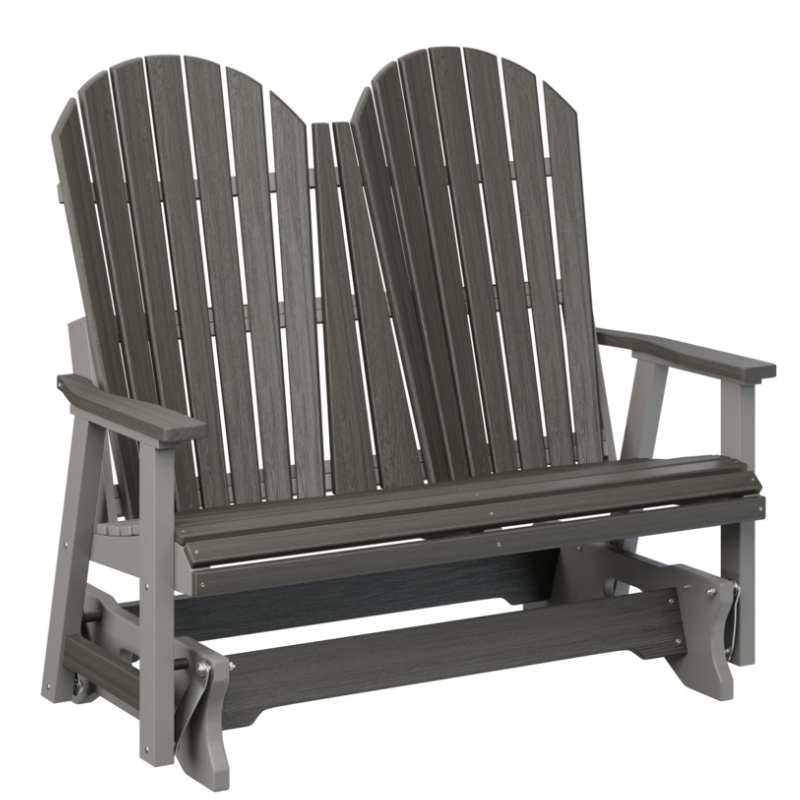 Comfo Back Double Glider - Drift Wood Gray + Smoke Gray