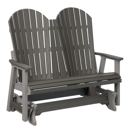 Comfo Back Double Glider - Drift Wood Gray + Smoke Gray