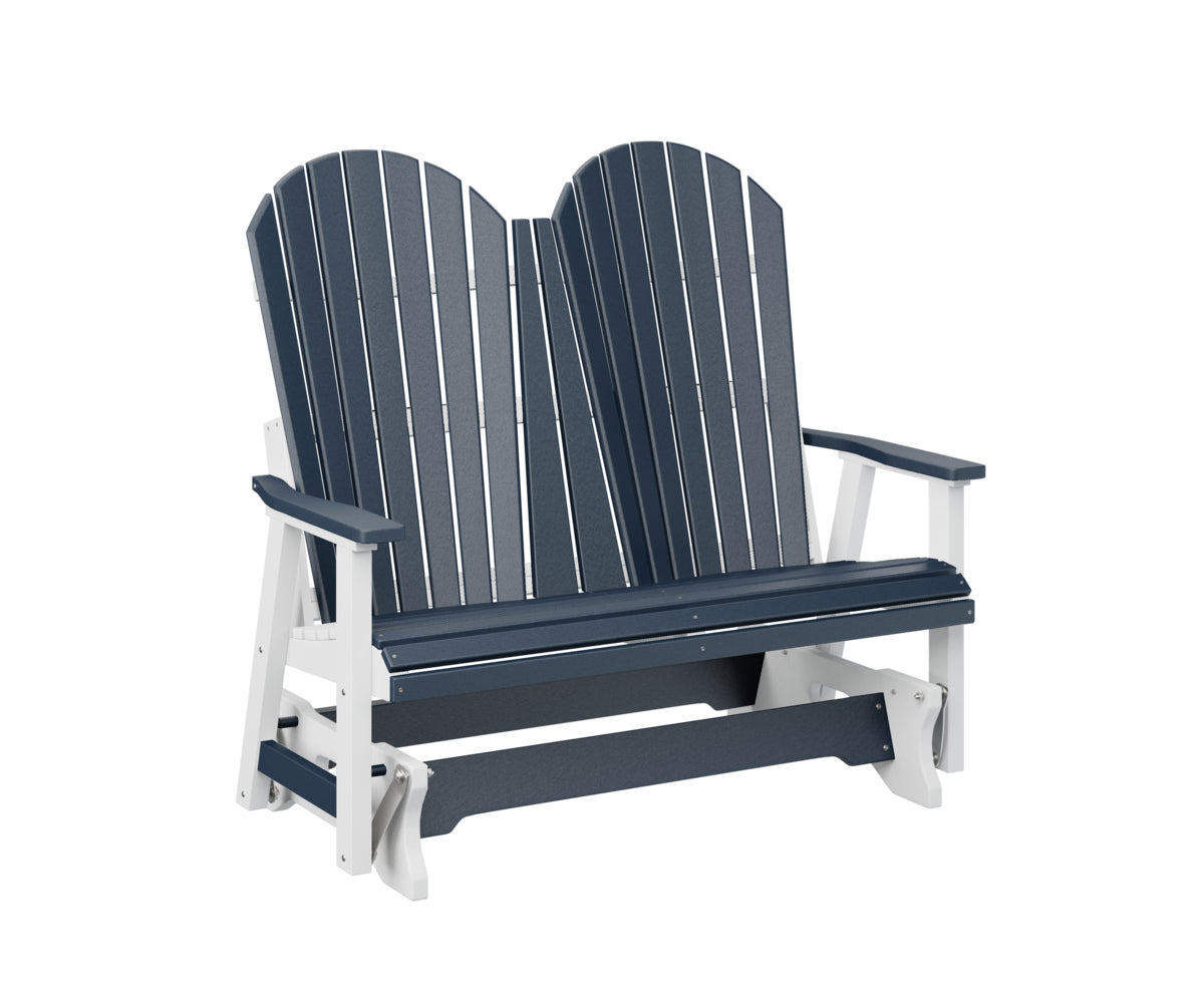 Comfo Back Double Glider - Navy Blue + White