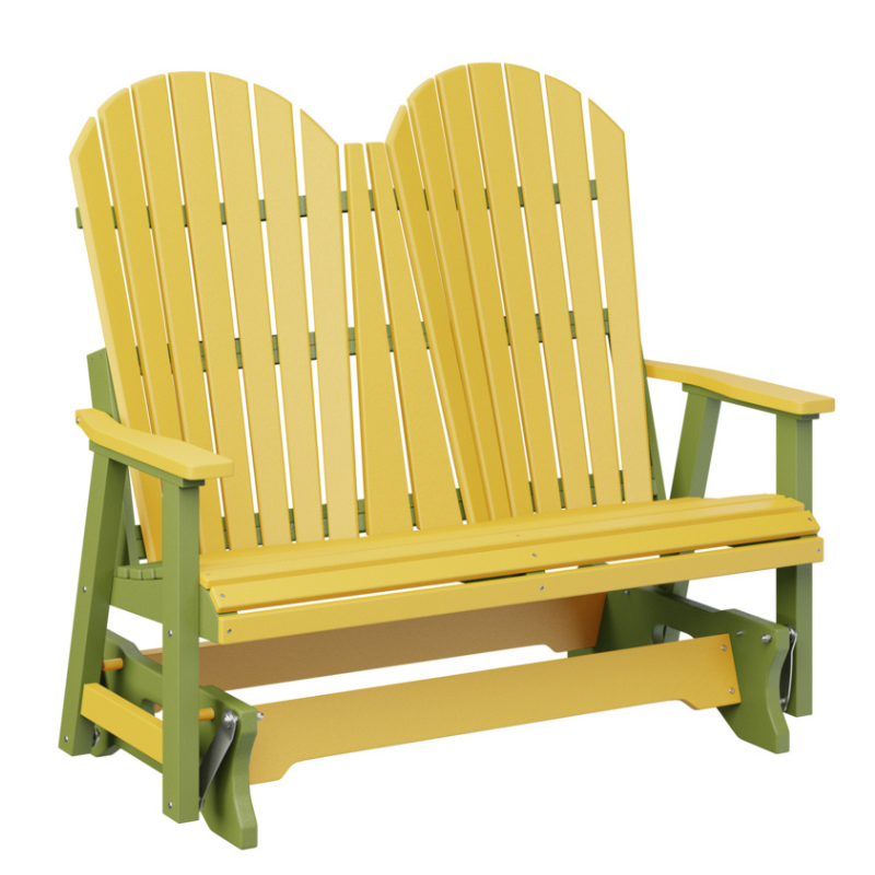 Comfo Back Double Glider - Sunburst Yellow + Kiwi Green