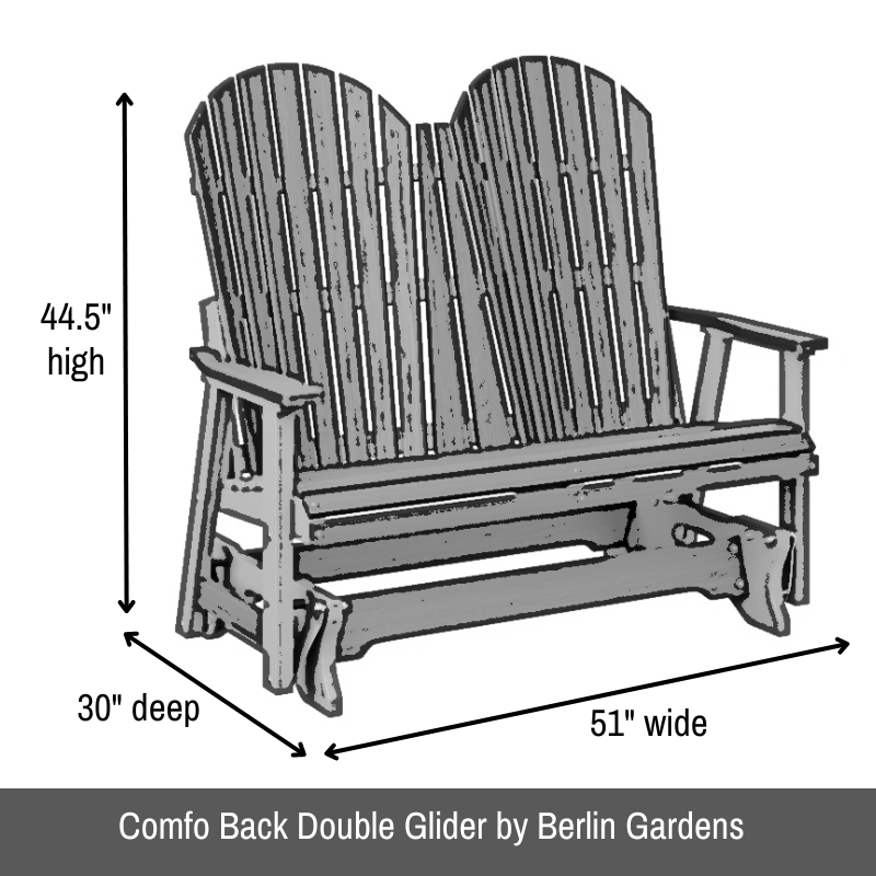 Comfo Back Double Glider by Berlin Gardens