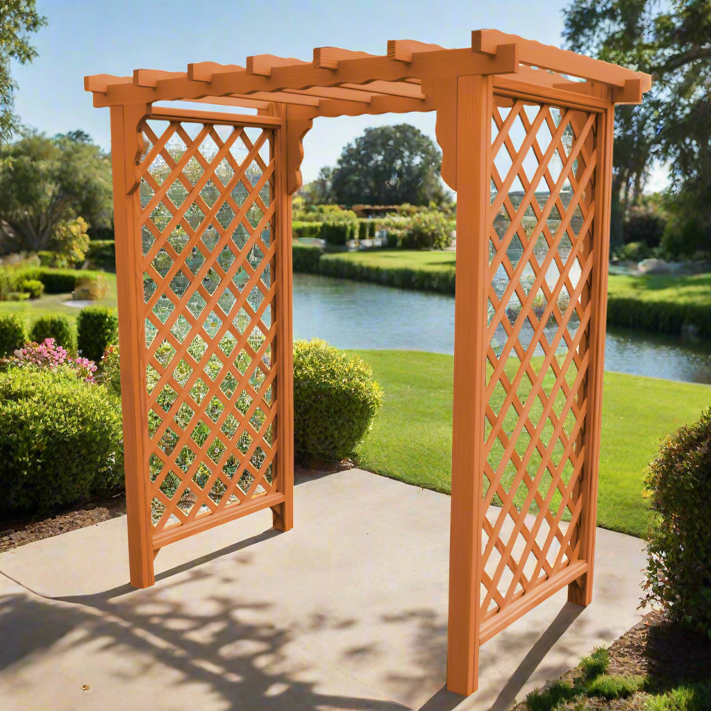 Covington Arbor - Redwood Stain